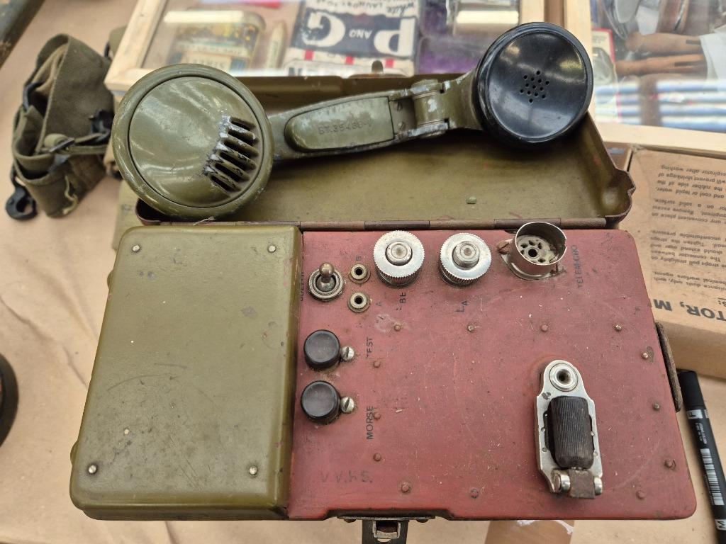 ZELDZAME Bell telephone ABBL WW2, Verzamelen, Ophalen of Verzenden, Landmacht, Overige typen