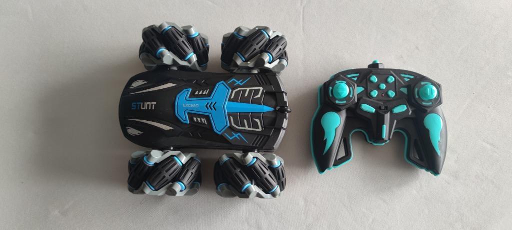 STUNT CAR DOUBLE SIDED 2.4G RC BLUE, Kinderen en Baby's, Ophalen of Verzenden, Nieuw, Afstandsbediening