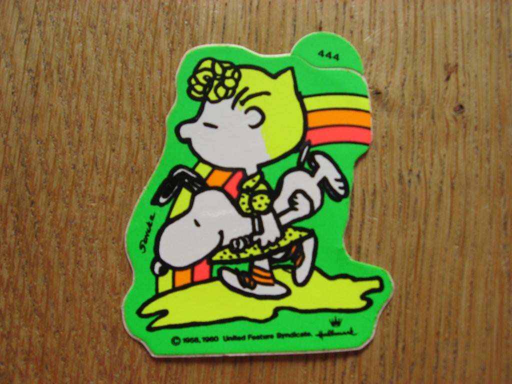 Sticker Snoopy Hallmark, Verzamelen, Ophalen of Verzenden, Snoopy, Nieuw, Plaatje, Poster of Sticker