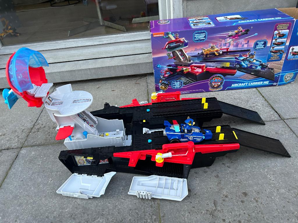Paw Patrol vliegdekschip in perfecte staat, Ophalen, Zo goed als nieuw