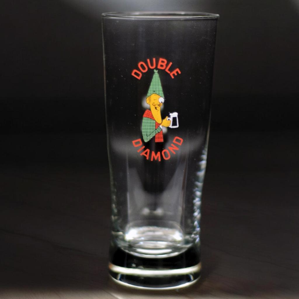 Dubbel diamantglas, Ophalen of Verzenden, Zo goed als nieuw, Glas of Glazen, Overige merken