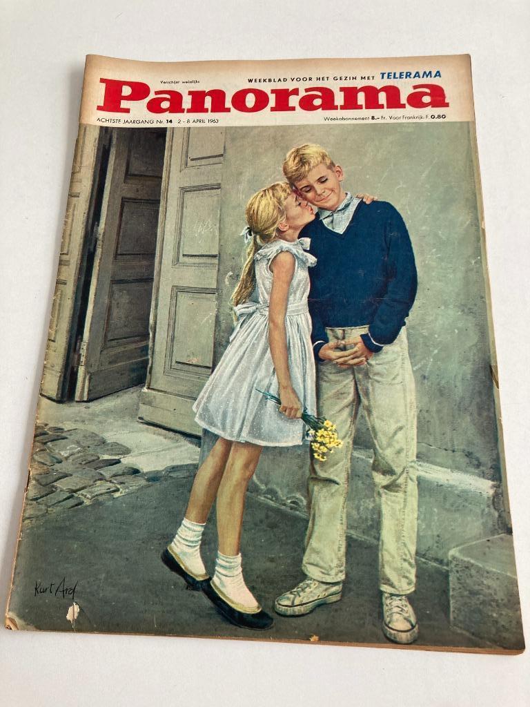 PANORAMA nr14 1963: USSR, glasblazerij Rupel, F.C. Herentals, Enlèvement ou Envoi, 1960 à 1980, Journal ou Magazine