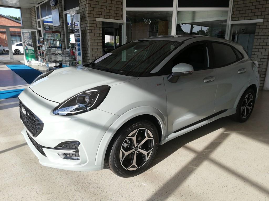 Ford Puma ST LINE AUTOMAAT MHEV, Auto's, Ford, Automaat, Puma, Beige, Bedrijf