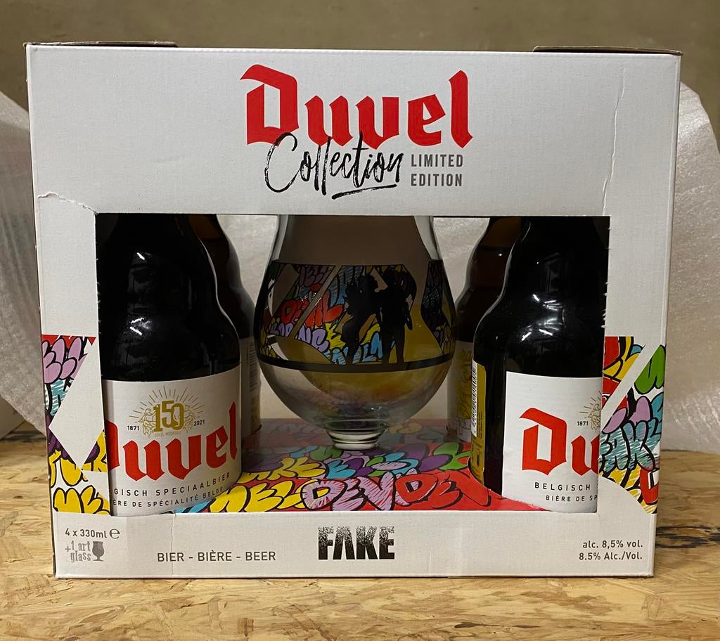Duvel Fake, Verzamelen, Biermerken, Ophalen of Verzenden, Nieuw, Glas of Glazen, Duvel