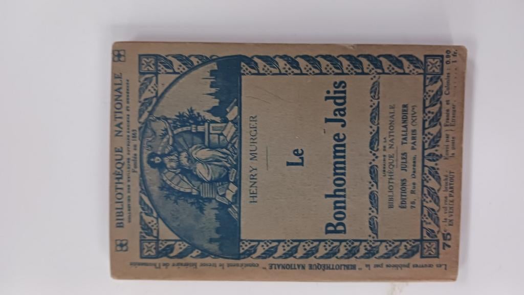 Le Bonhomme Jadis, roman d'Henry Murger, Enlèvement