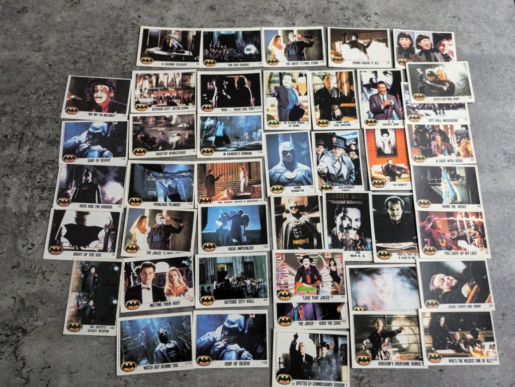 BATMAN KAARTEN  LOT ANNO 1989, Verzenden, Zo goed als nieuw
