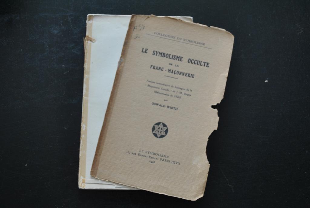 WIRTH LE SYMBOLISME OCCULTE DE LA FRANC-MACONNERIE 1929 RARE, Enlèvement ou Envoi, Utilisé, OSWALD WIRTH