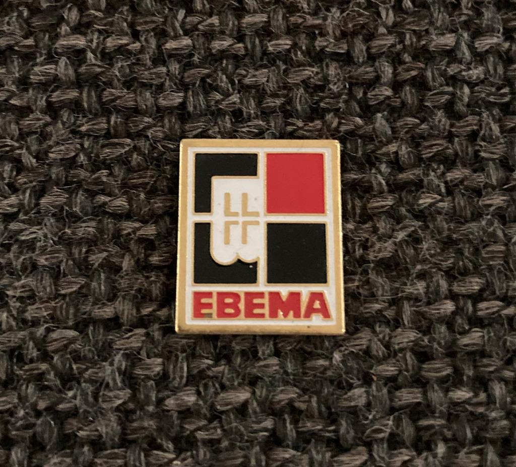 PIN - EBEMA - BETON, Envoi, Utilisé, Autres sujets/thèmes, Insigne ou Pin's