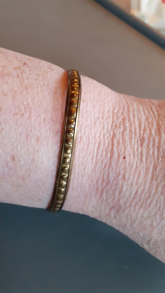 Fin bracelets en cuivre, Enlèvement ou Envoi, Utilisé, Jaune
