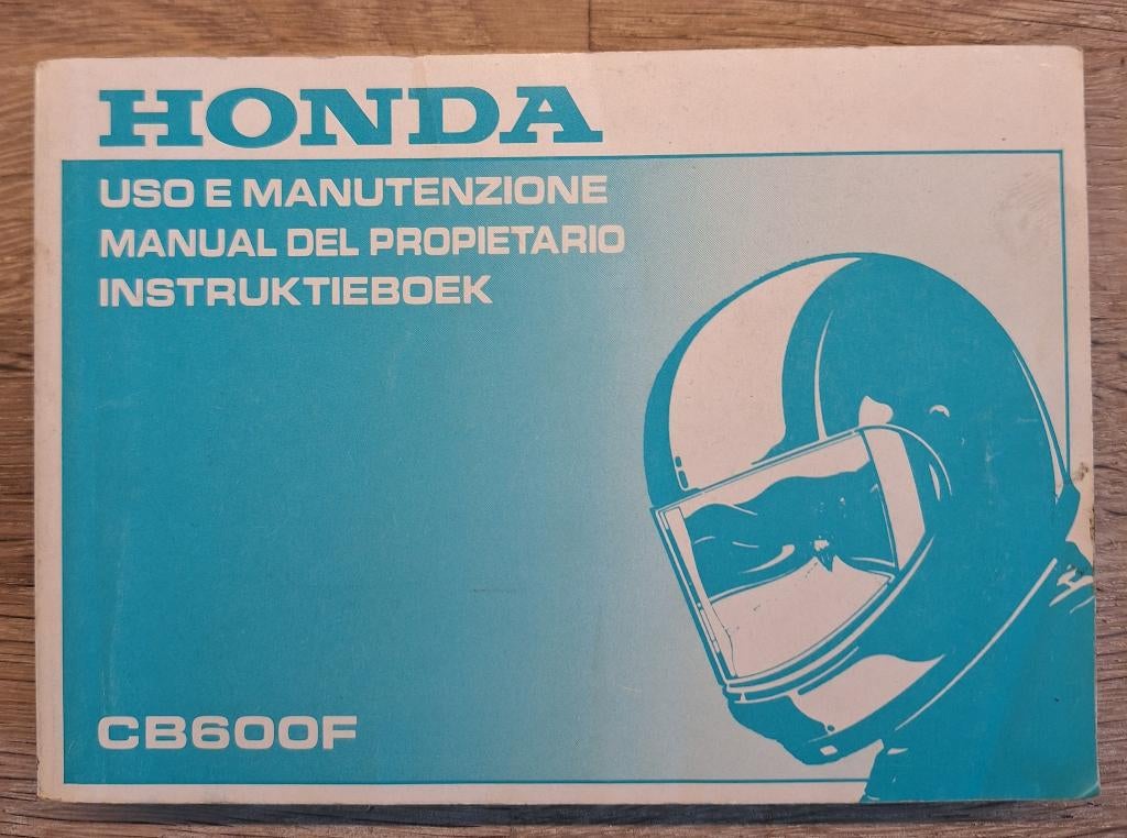 Manuel d'utilisation d'origine de la Honda CB600F, Envoi, Honda