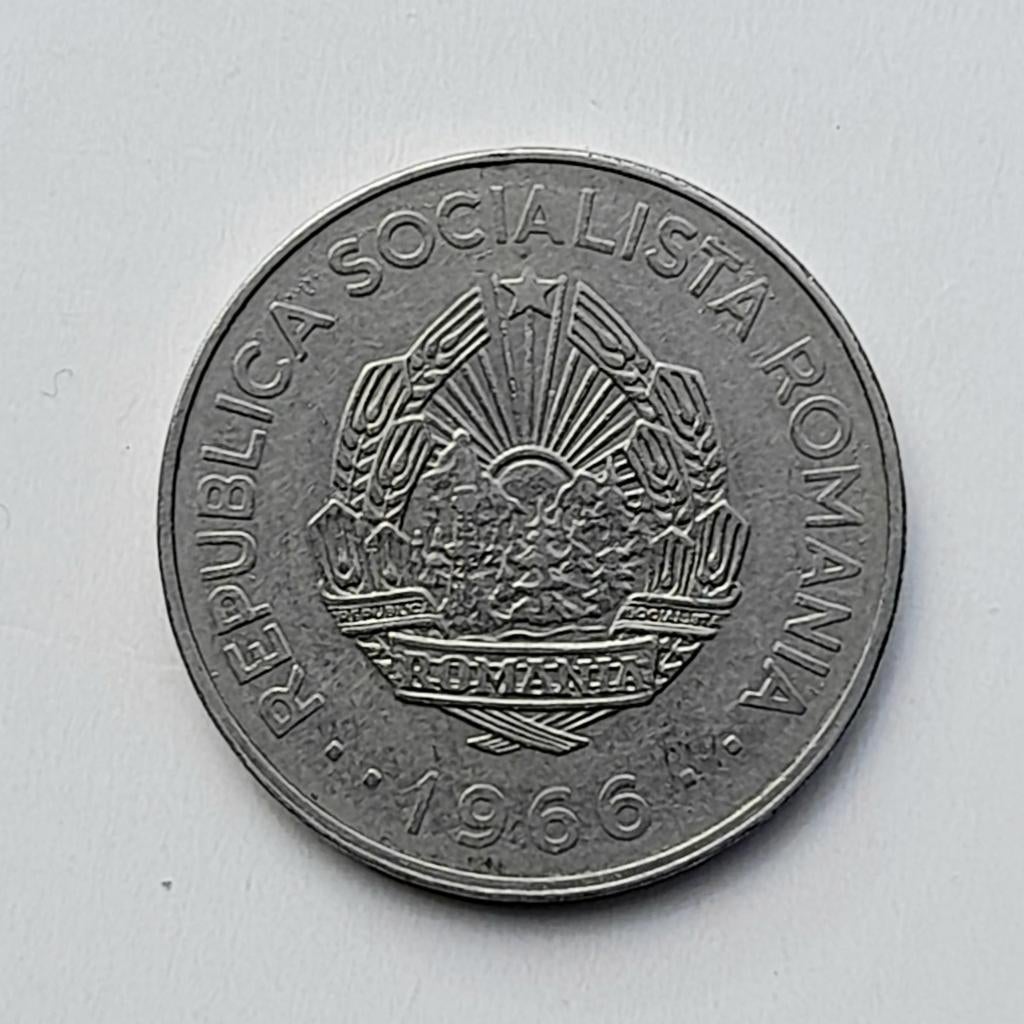 Roemenië 3 Lei 1966     (879), Postzegels en Munten, Ophalen of Verzenden, Overige landen, Losse munt