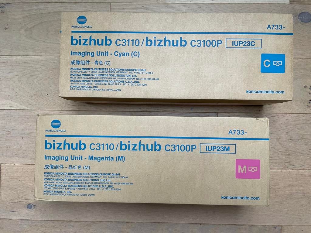 2 Toners Konica Minolta A733 voor bizhub C3110 en C3100P, Informatique & Logiciels, Enlèvement ou Envoi, Neuf, Konica Minolta