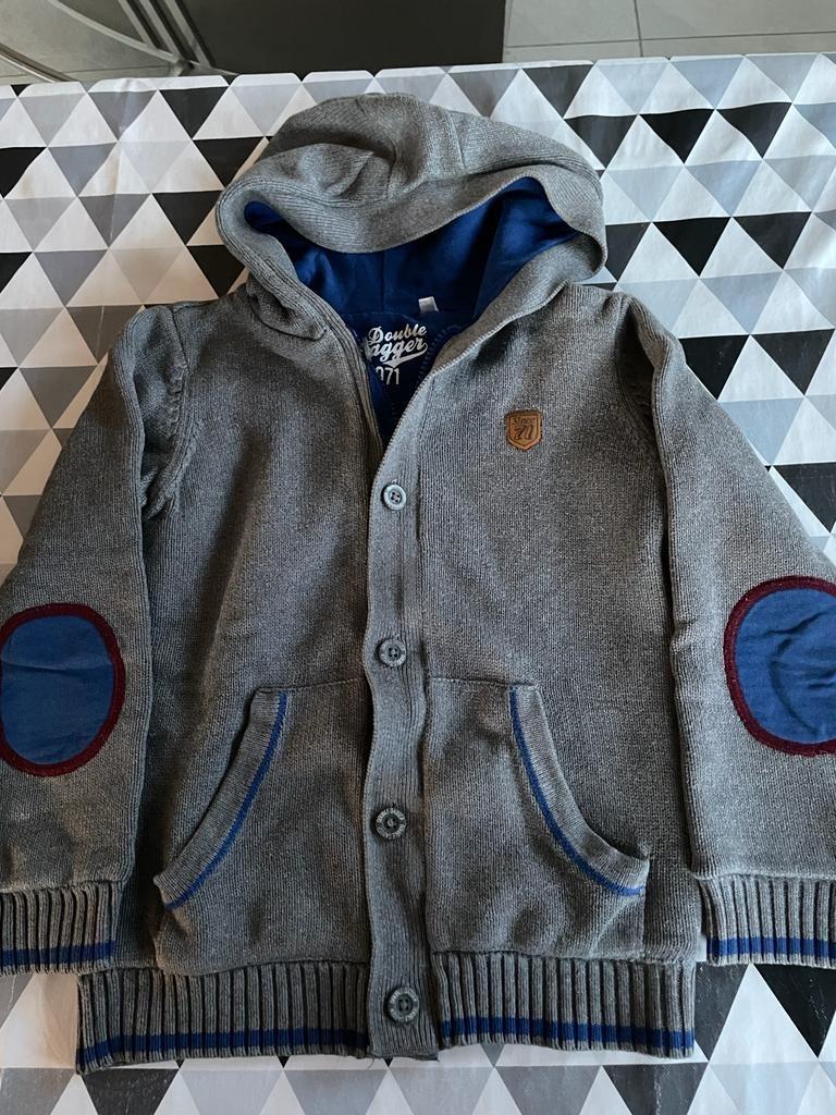 Mooi vestje met kap grijs Palomino C&A jongen 128, Kinderen en Baby's, Ophalen of Verzenden, Zo goed als nieuw, Jongen