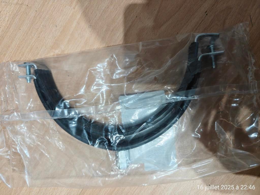 160 mm klem met nieuwe rubberen afdichting, Ophalen of Verzenden, Zo goed als nieuw