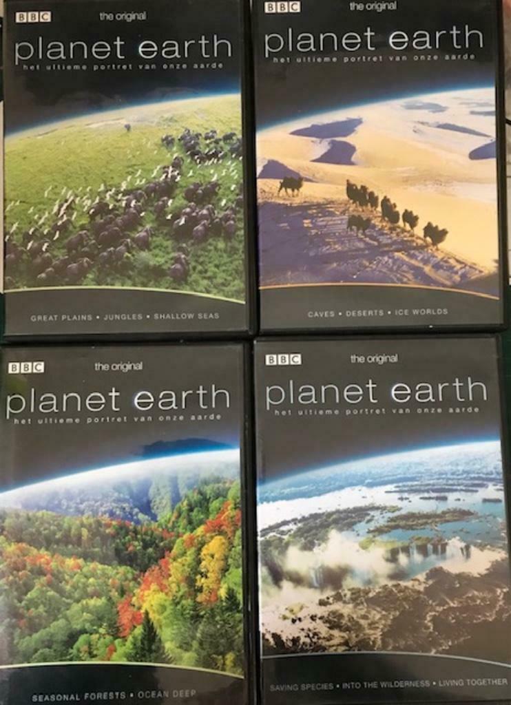 4 DVD's Planet Earth BBC, Ophalen