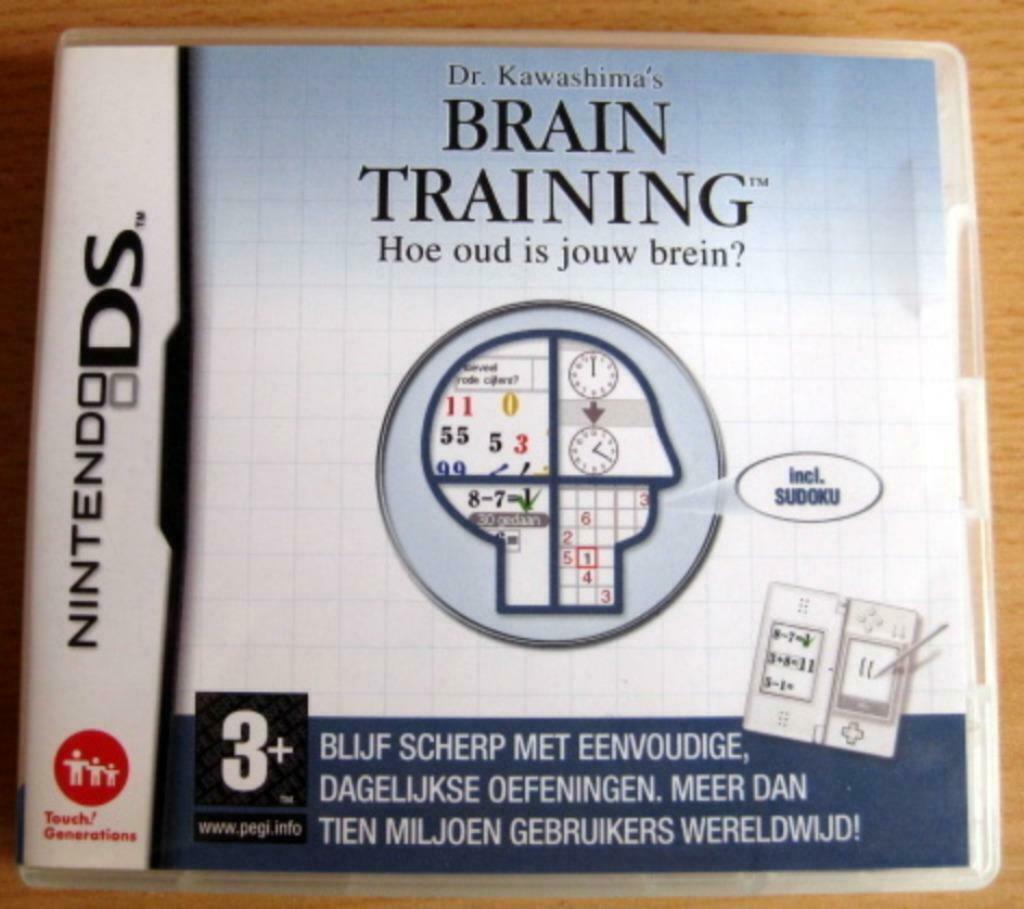 Spelletje Nintendo DS - Brain Training - Compleet in doos, Ophalen of Verzenden, Zo goed als nieuw