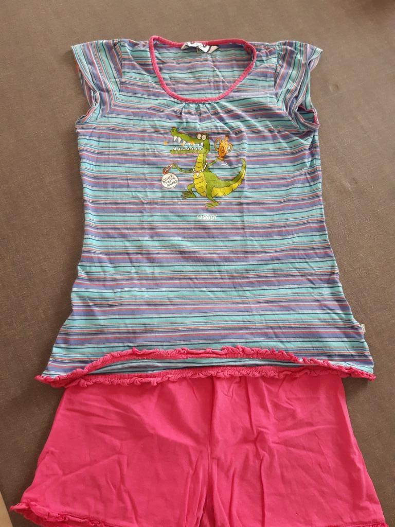 Pyjama Woody maat 12 jaar, Enlèvement ou Envoi, Vêtements de nuit ou Sous-vêtements, Utilisé, Fille