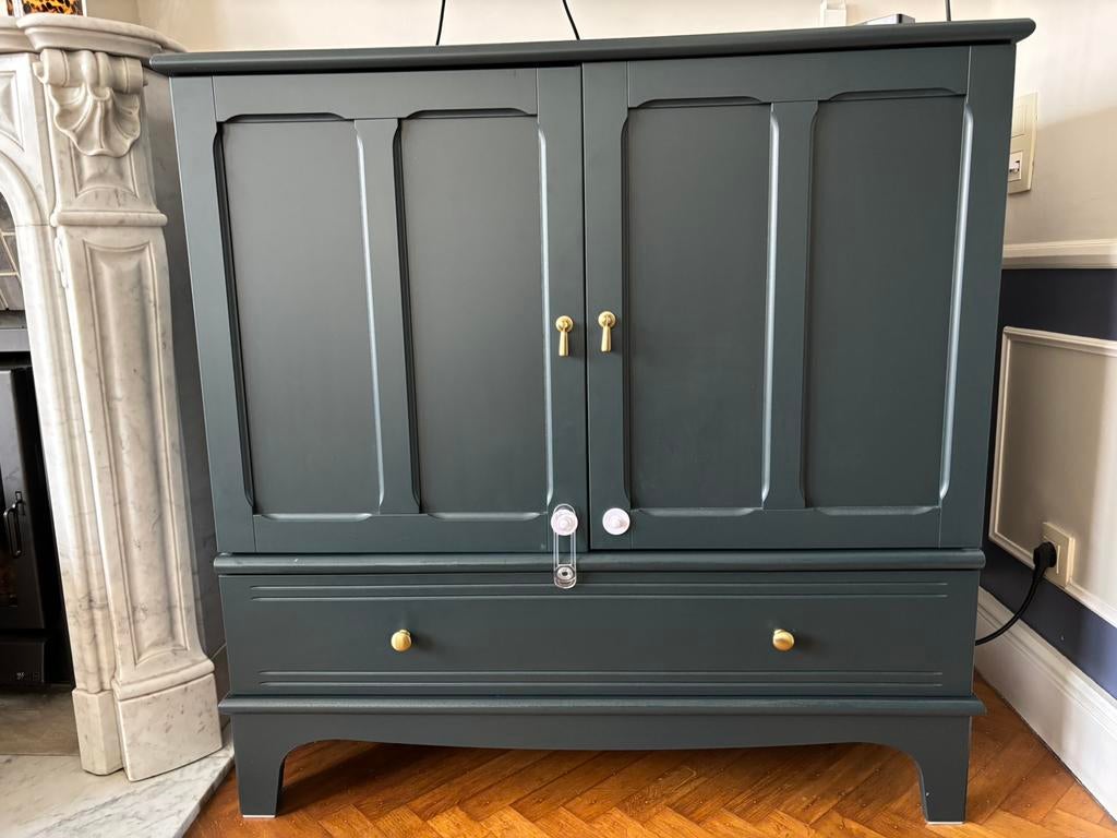 Mooie sierlijke kast met goud, LOMMARP van ikea, Ophalen, Nieuw