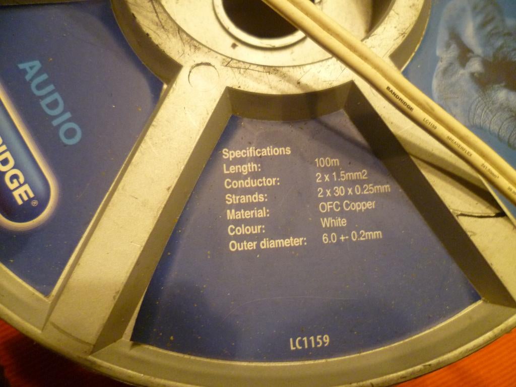 luidspreker kabel, Enlèvement