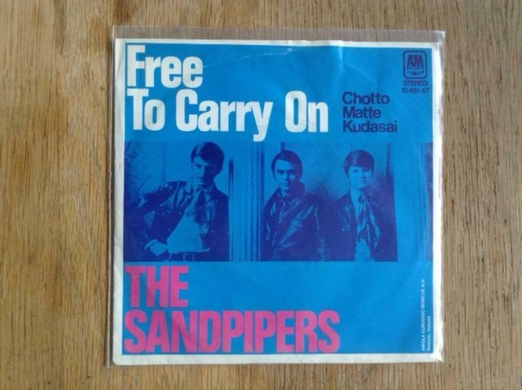 single the sandpipers, Cd's en Dvd's, Vinyl Singles, Ophalen of Verzenden, 7 inch, Jazz en Blues, Single