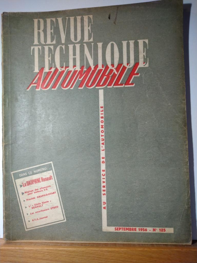 RTA - Dauphine Renault - n125 -, Autos : Divers, Modes d'emploi & Notices d'utilisation, Envoi