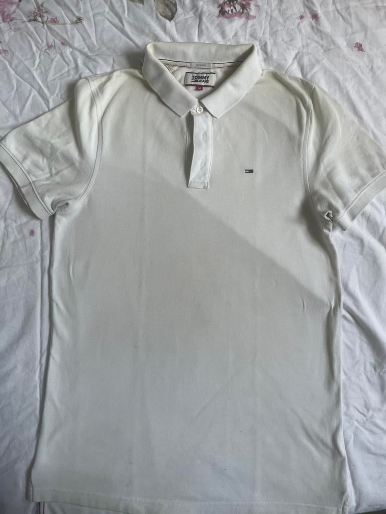 Polo Tommy Hilfiger, Kleding | Heren, Polo's, Ophalen, Maat 48/50 (M), Wit, Tommy hilfiger