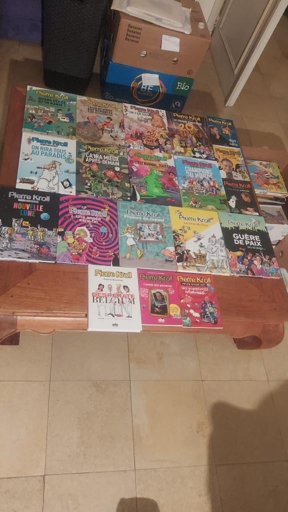 14 BD et 5 livres Pierre Kroll en très bon état, Livres, Plusieurs BD, Enlèvement ou Envoi, Pierre kroll, Comme neuf