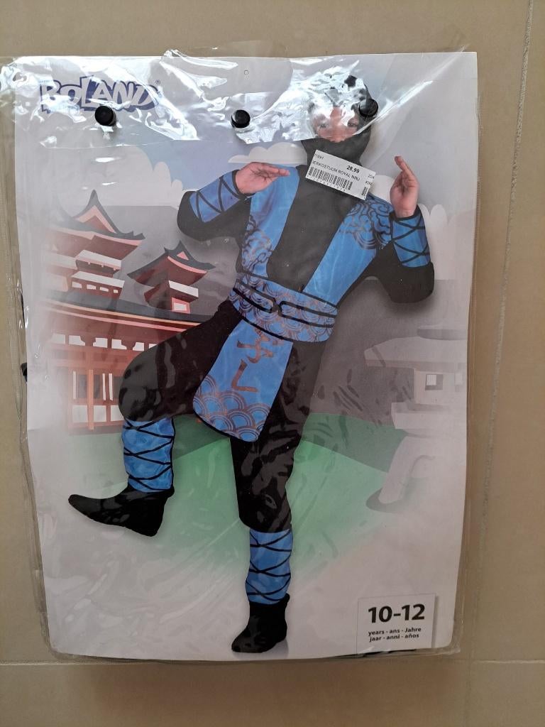 verkleedpak Royal Ninja maat 10 - 12 jaar, Ophalen, Gebruikt, 146 t/m 152, Jongen of Meisje