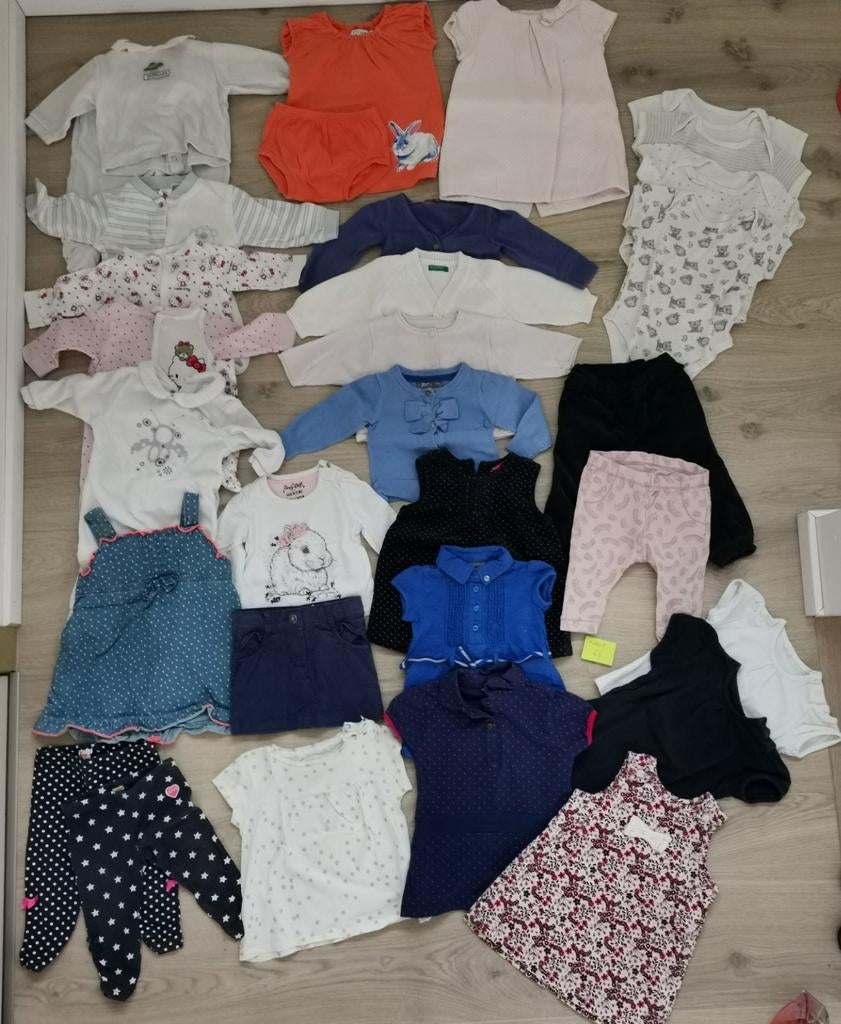 Set meisjes maat 68 (30 stuks), Kinderen en Baby's, Ophalen, Gebruikt, Meisje, Setje