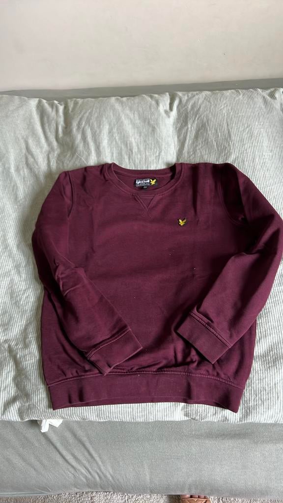 Bordeau sweater Lyle & Scott - maat 10/11 jaar, Kinderen en Baby's, Ophalen, Trui of Vest, Lyle & Scott, Zo goed als nieuw