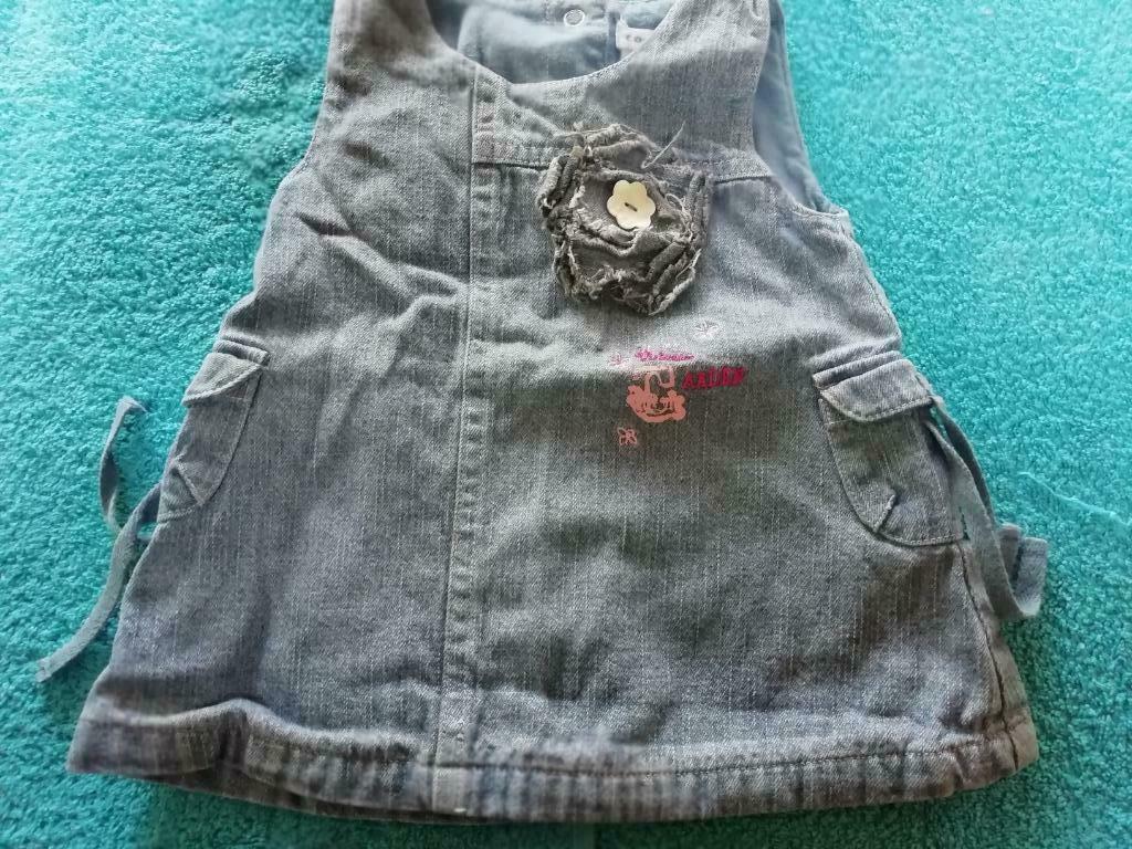 Jeanskleedje Cocoon maat 68, Kinderen en Baby's, Ophalen of Verzenden, Gebruikt, Meisje, Jurkje of Rokje