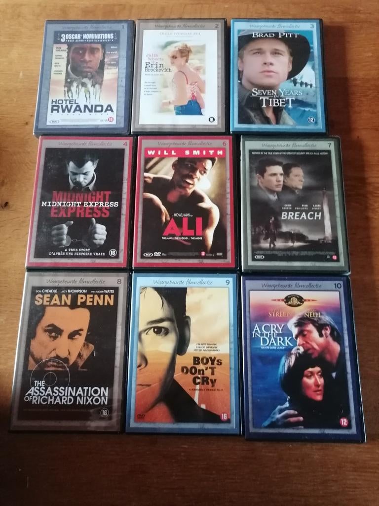 Dvds waargebeurde filmcollectie, Cd's en Dvd's, Ophalen of Verzenden, Zo goed als nieuw