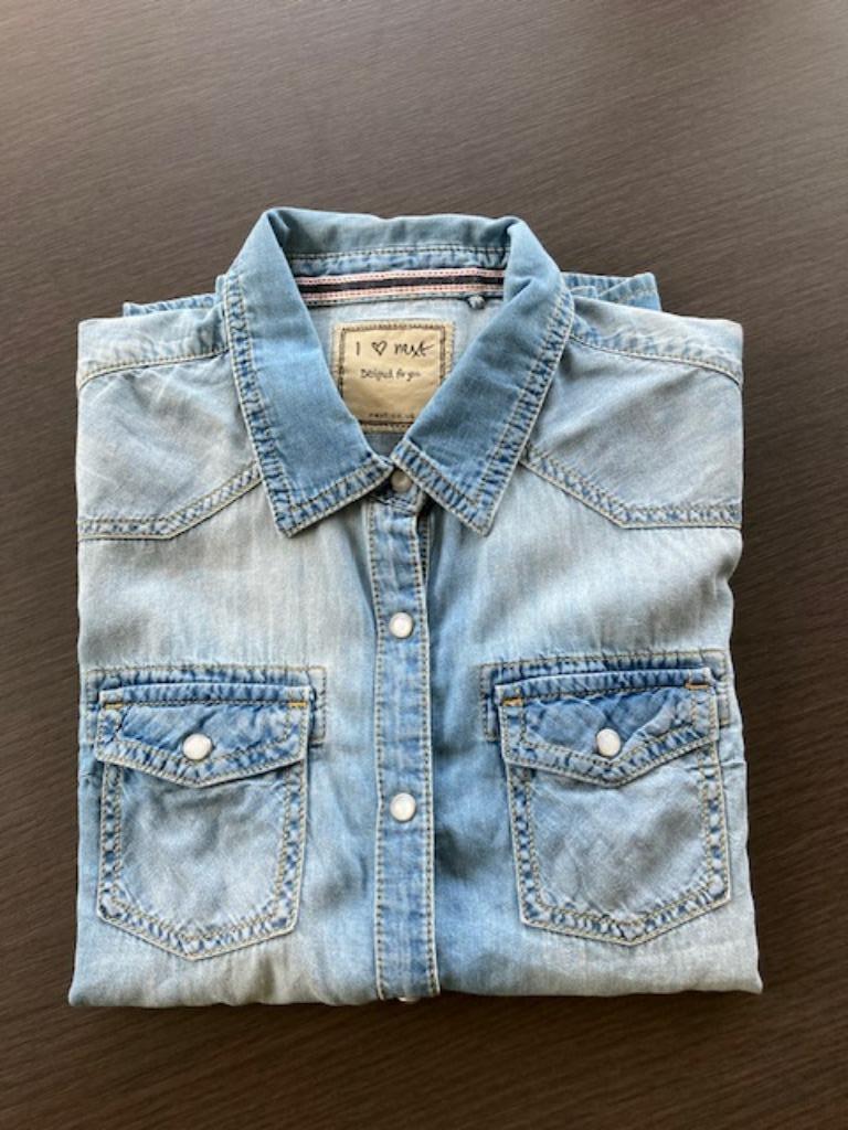 Chemise en jean pour fille Next 11 years 146 cm, Enlèvement ou Envoi, Chemise ou Chemisier, Comme neuf, Next