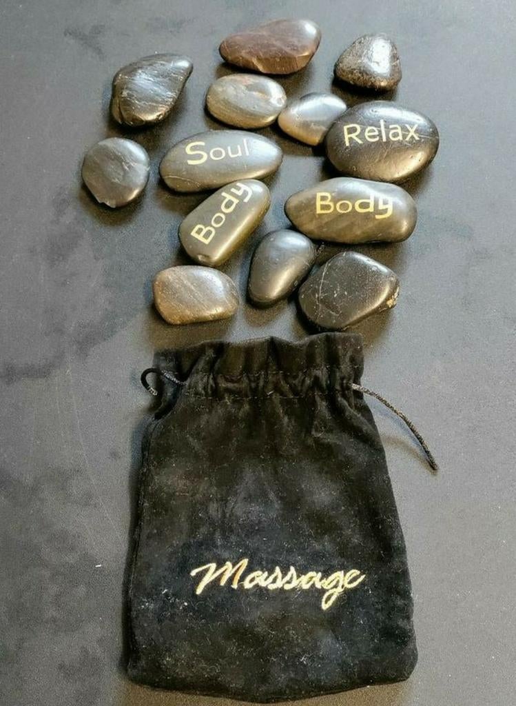 Massage stenen, Ophalen of Verzenden, Zo goed als nieuw