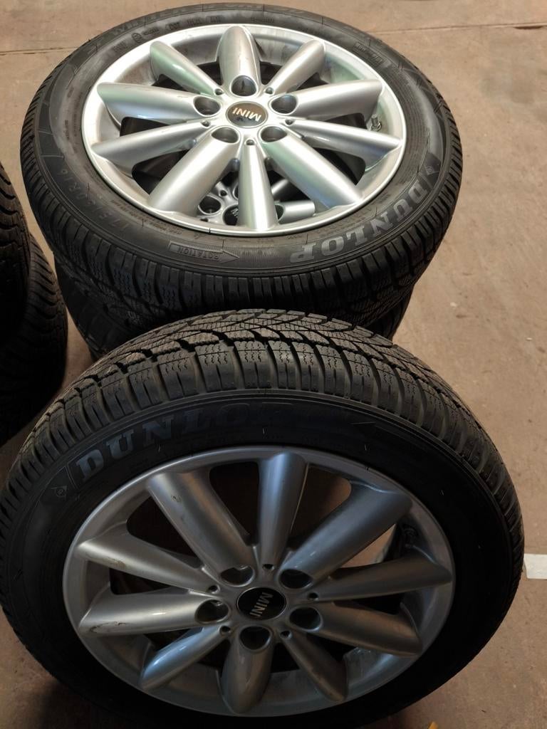 Jantes Mini Cooper 16 pouces d'origine avec pneus d'hiver, Enlèvement, Mini