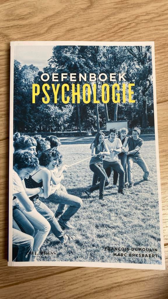 Oefenboek psychologie, François Dumoulin, Boeken, Ophalen of Verzenden, Zo goed als nieuw
