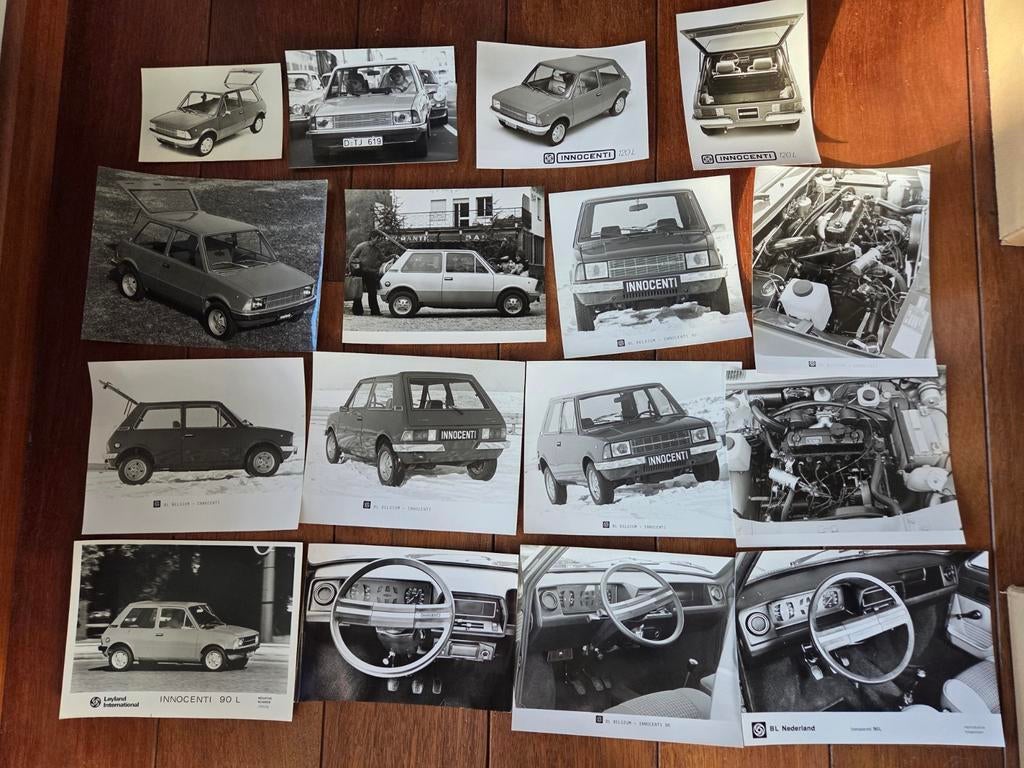 65x Photo de presse Innocenti 90 120 Mille Mini 3 990, Enlèvement ou Envoi