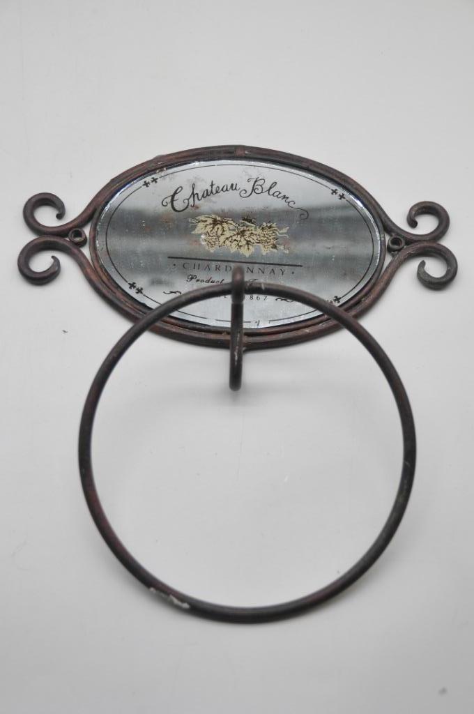 porte-serviettes avec miroir publicitaire pour vin de chardo, Enlèvement ou Envoi