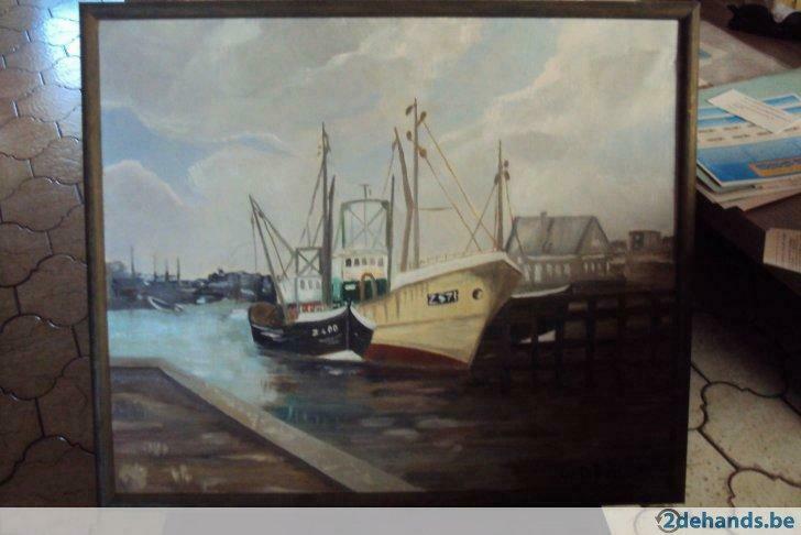 schilderij met boten, Enlèvement