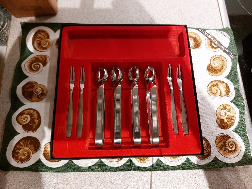 Escargot set       µ1b, Ophalen