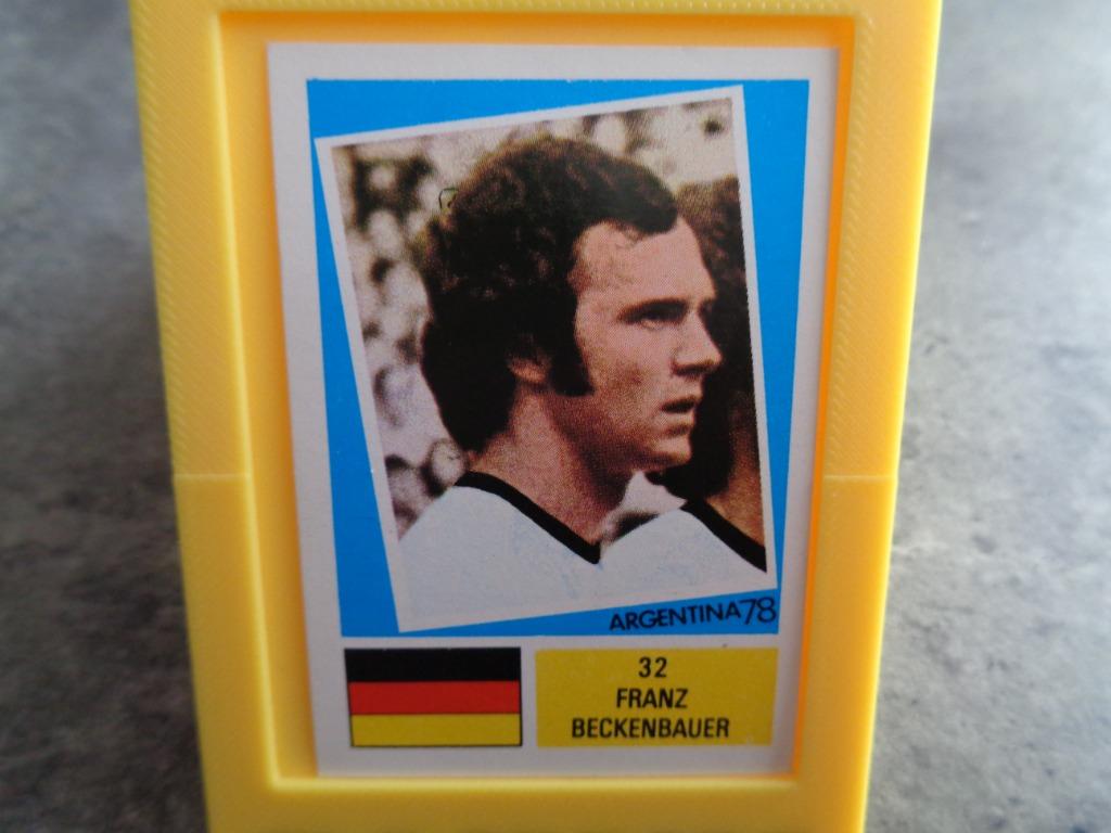 PANINI VOETBAL STICKER WK 78 WORLD CUP  BECKENBAUER, Ophalen of Verzenden, Sticker