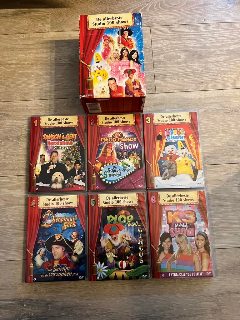 Dvd Box De Allerbeste Studio 100 Shows ( 6 dvd’s ), Cd's en Dvd's, Dvd's | Kinderen en Jeugd, Ophalen, Zo goed als nieuw, Tv non-fictie