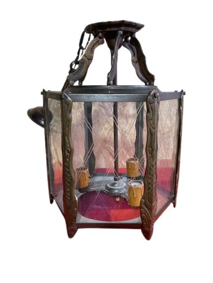 Art Nouveau Hanglantaarn, Ophalen
