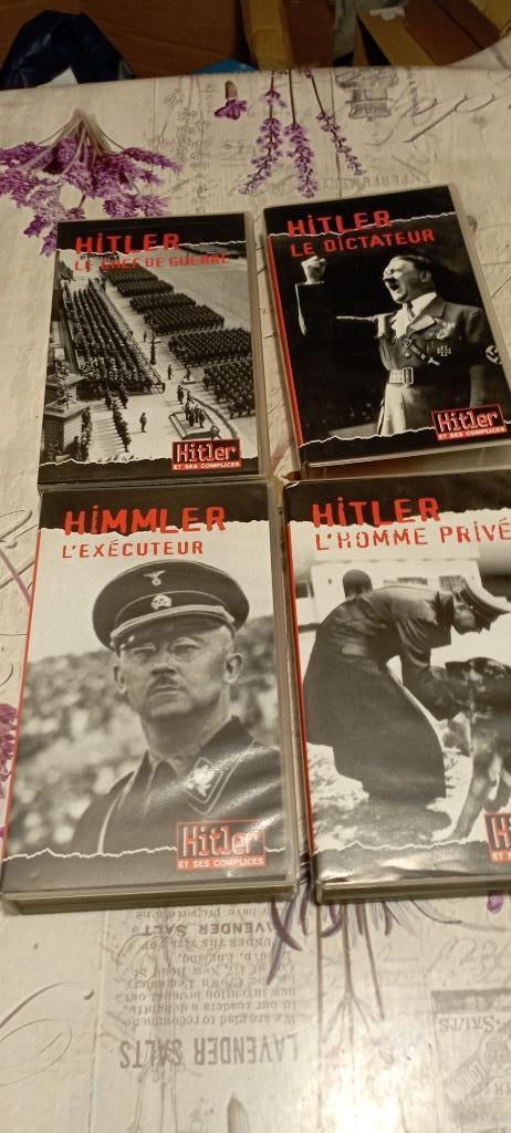 4 cassettes VHS. Hitler., Cd's en Dvd's, Ophalen of Verzenden, Zo goed als nieuw, Documentaire