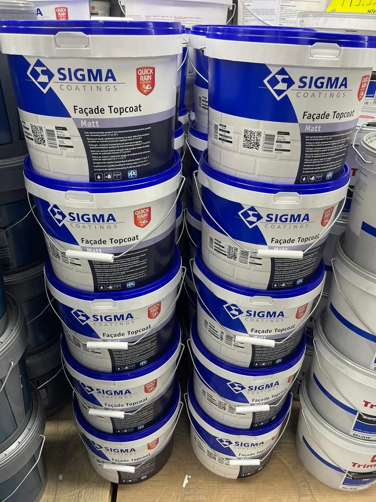 🔥🚨Peinture TRIMETAL FAÇADE, SIGMA & MURFILL 15kg PROMOS🔥, Bricolage & Construction, Peinture, Vernis & Laque, 15 à 20 litres