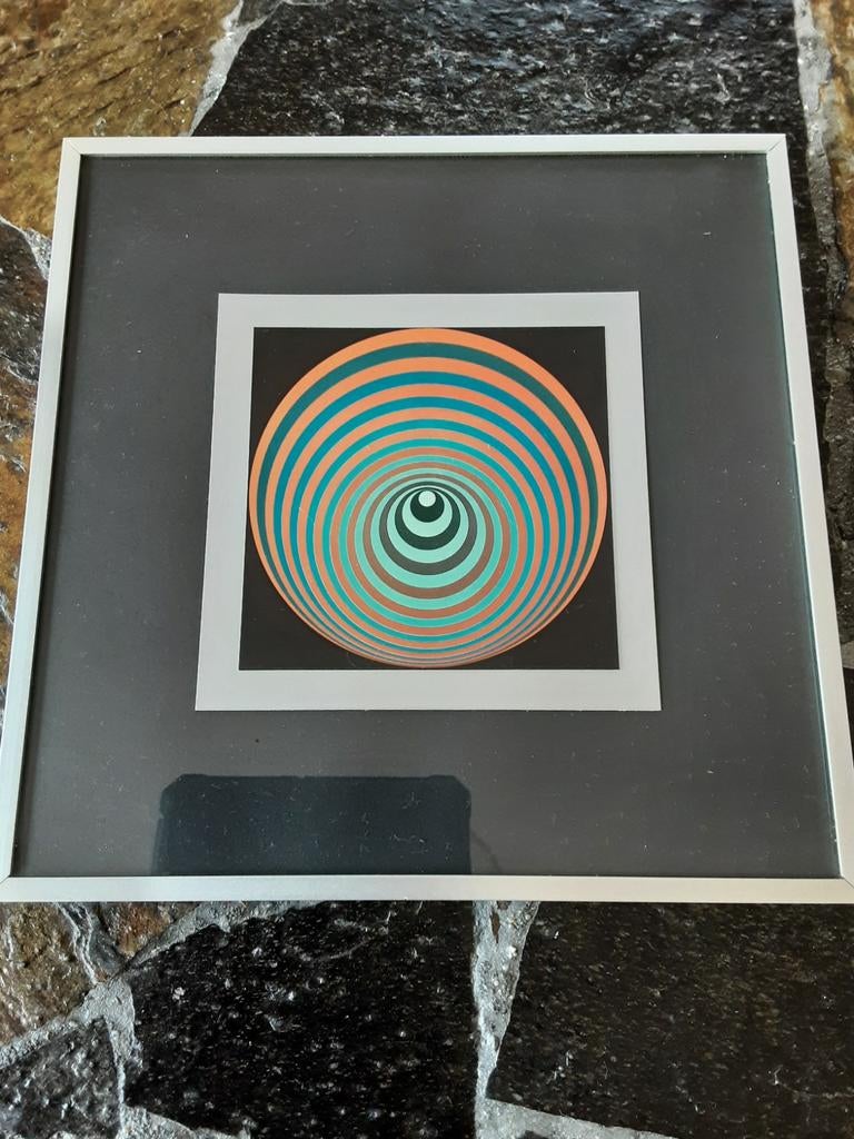 Overgenomen door Victor Vasarely 1968, Ophalen of Verzenden