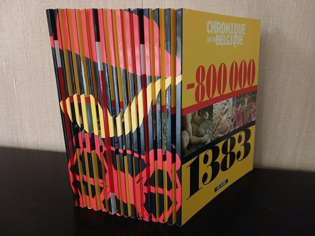 Chronique de la Belgique LE SOIR Collection complète 15 vol., Livres, Série complète, Général, Enlèvement, Utilisé