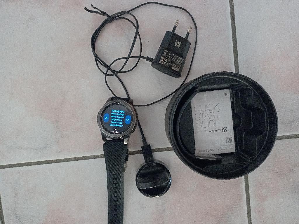 Samsung gear s3 frontier, Ophalen, Gebruikt, Zwart, Android