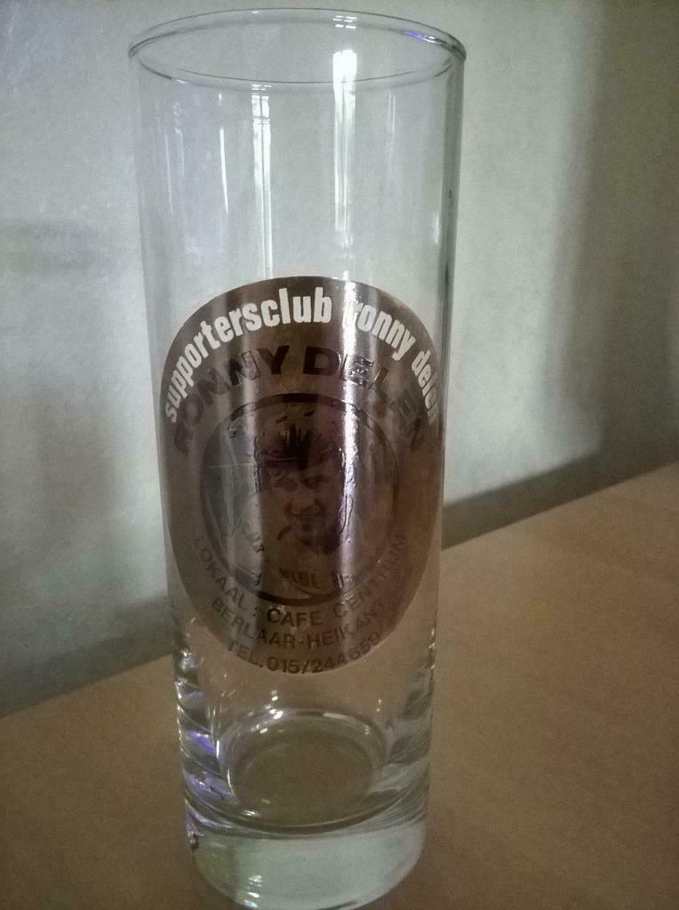 Bierglas supportersclub Ronny Delen - Berlaar-Heikant, Ophalen of Verzenden