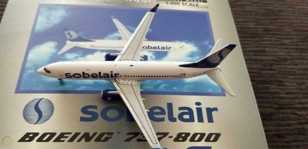 GEMINI JETS 355 7473 BOEING 737-800 SOBELAIR ECHELLE 1/400, Overige merken, 1:200 of kleiner, Nieuw, Ophalen of Verzenden